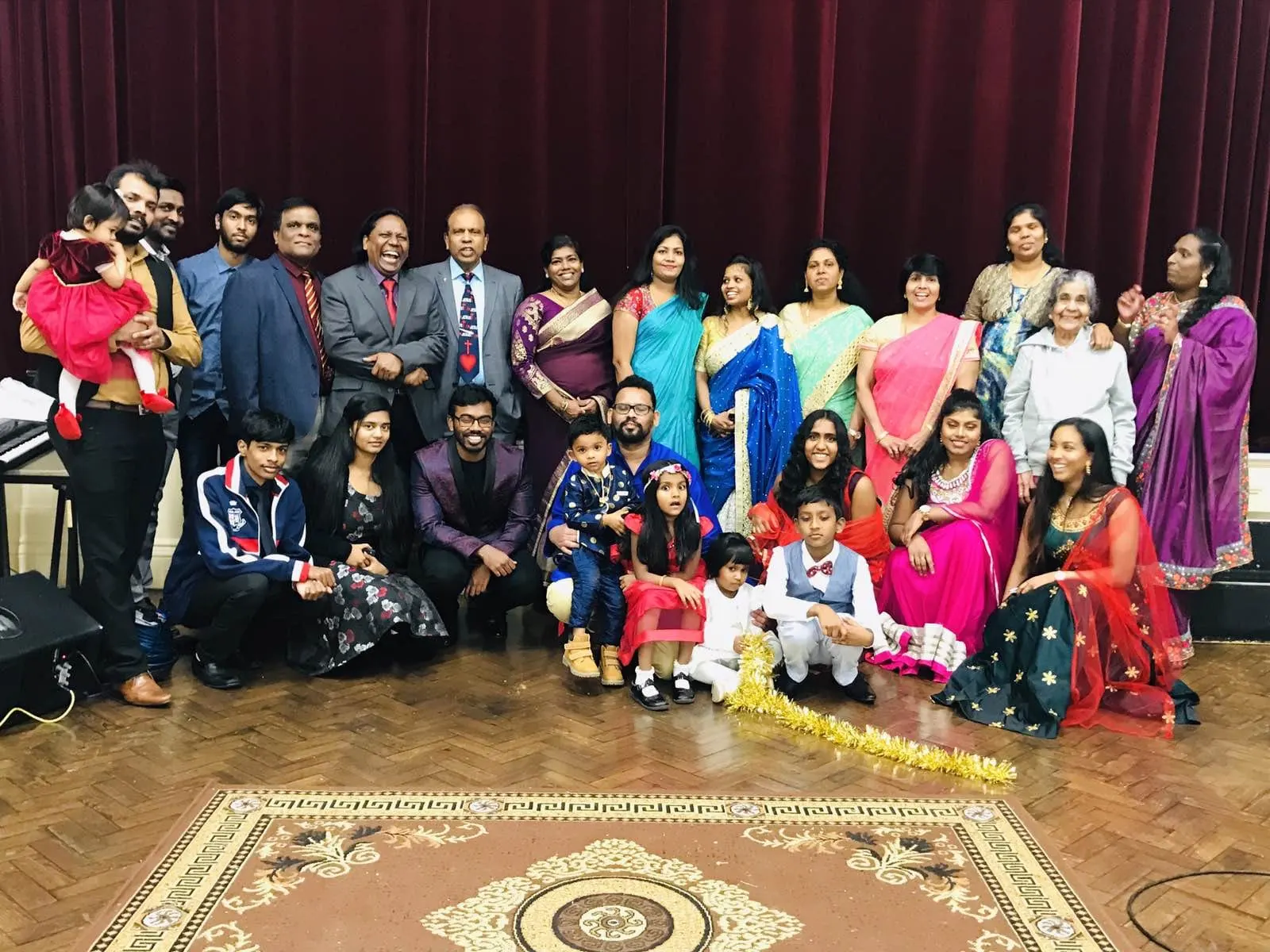 Church of Grace members gathered together for fellowship